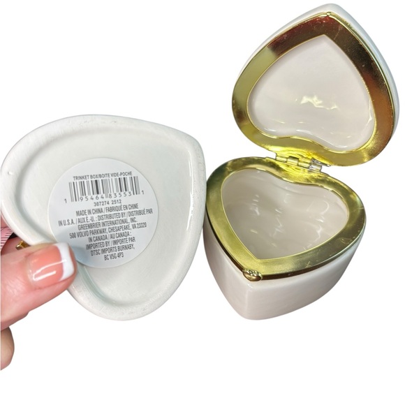 Trinket Box - Set of 5 Heart-Shaped Butterfly - Picture 10 of 12